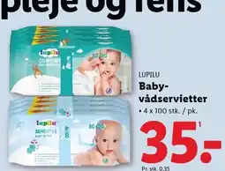 Lidl LUPILU Babyservietter tilbud
