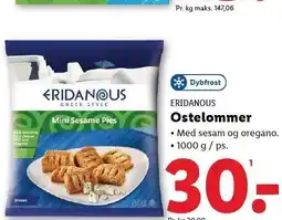 Lidl ERIDANOUS Ostelommer tilbud