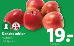 Lidl Danske æbler tilbud