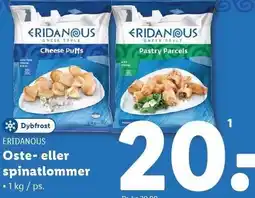 Lidl ERIDANOUS Oste- eller spinatlommer tilbud