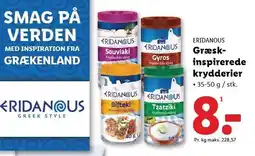 Lidl ERIDANOUS Græskinspirerede krydderier tilbud
