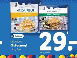 Lidl ERIDANOUS Ostesnegle tilbud