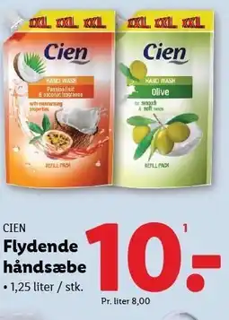 Lidl CIEN Flydende håndsæbe tilbud