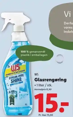 Lidl W5 Glasrengøring tilbud