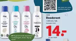 Lidl CIEN Deodorant tilbud