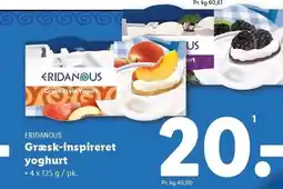 Lidl ERIDANOUS Græsk-inspireret yoghurt tilbud