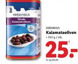 Lidl ERIDANOUS Kalamataoliven tilbud