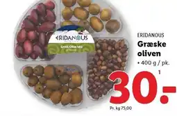 Lidl ERIDANOUS Græske oliven tilbud