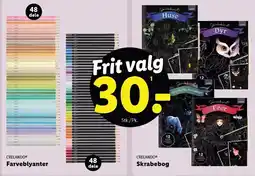 Farveblyanter eller Skrabebog