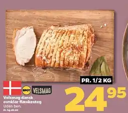 Netto Velsmag dansk ovnklar flæskesteg uden ben tilbud