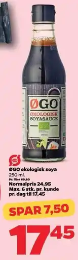 Netto ØGO økologisk soya tilbud