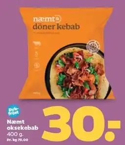 Netto Næmt oksekebab tilbud