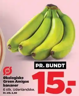 Netto Økologiske Green Amigos bananer tilbud