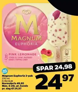 Netto Magnum Euphoria 3-pak tilbud