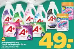 Netto A+ vaskemiddel eller Vanish Oxi Action pletfjerner tilbud