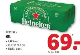 Lidl HEINEKEN Øl tilbud