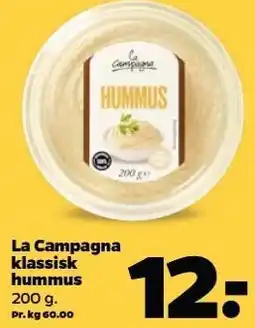 Netto La Campagna klassisk hummus tilbud
