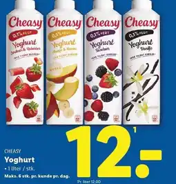 Lidl CHEASY Yoghurt tilbud