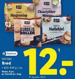 Lidl HATTING Brød tilbud