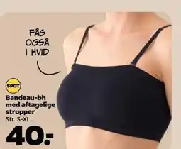 Netto Bandeau-bh med aftagelige stropper tilbud