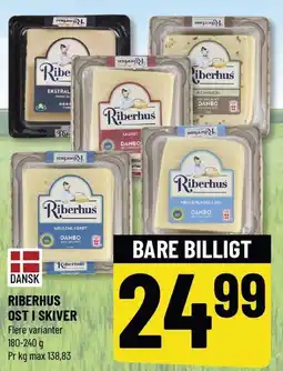 Løvbjerg RIBERHUS OST I SKIVER tilbud