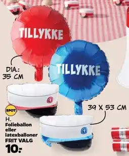 Netto Folieballon eller latexballoner tilbud