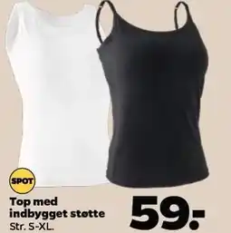 Netto Top med indbygget støtte tilbud