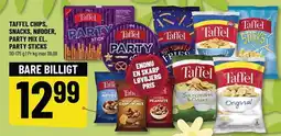 Løvbjerg Taffel chips, snacks, nødder, party mix eller sticks 110-175 g tilbud