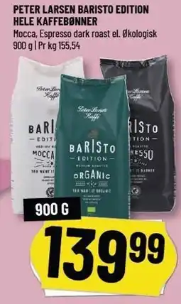 Løvbjerg PETER LARSEN BARISTO EDITION HELE KAFFEBØNNER tilbud