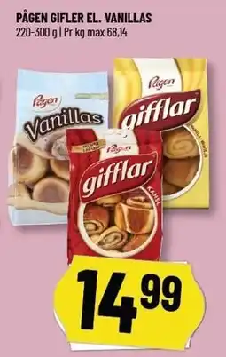 Løvbjerg PÅGEN GIFLER EL. VANILLAS tilbud