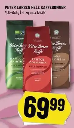 Løvbjerg PETER LARSEN HELE KAFFEBØNNER tilbud