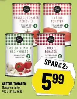 Løvbjerg GESTUS TOMATER 400 G tilbud