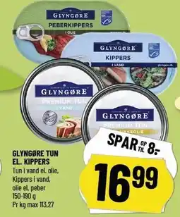 Løvbjerg GLYNGØRE TUN EL. KIPPERS 150-190 g tilbud