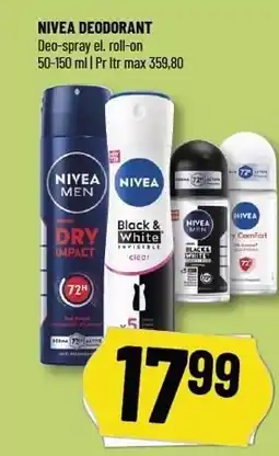 Løvbjerg NIVEA DEODORANT tilbud