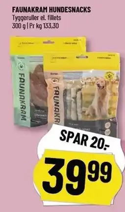 Løvbjerg FAUNAKRAM HUNDESNACKS tilbud