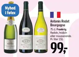 Føtex ANTONIN Rodet Bourgogne tilbud