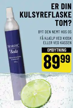 Løvbjerg KULSYREFLASKE OMBYTNING tilbud