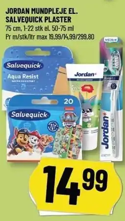 Løvbjerg JORDAN MUNDPLEJE EL. SALVEQUICK PLASTER tilbud