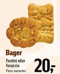 Føtex Festini eller focaccia tilbud