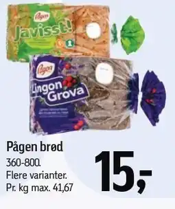 Føtex Pågen Brød tilbud