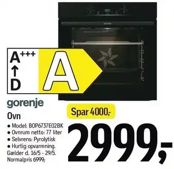 Føtex Ovn tilbud