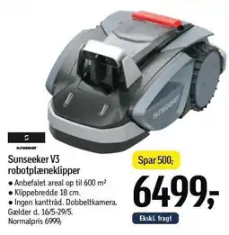 Føtex Sunseeker V3 robotplæneklipper tilbud