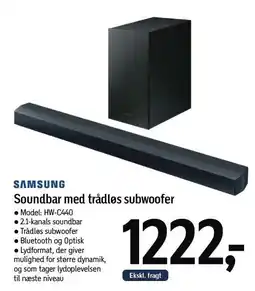 Føtex Soundbar med trådløs subwoofer tilbud