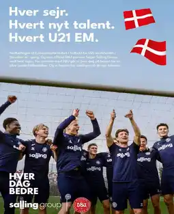 Føtex Hver sejr, Hvert nyt talent. Hvert U21 EM tilbud