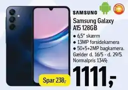 Føtex Samsaung Galaxy A15 128GB tilbud