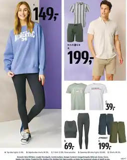 Føtex Top eller tights, Skjorte eller shorts, T-shirt, Seamless bh eller tights eller Shorts tilbud