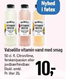 Føtex VALSOLILLE vitamin vand med smag tilbud