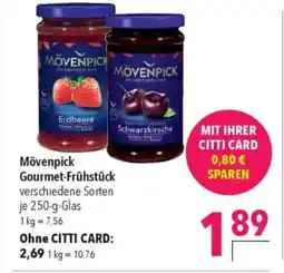 Citti MÖVENPICK Gourmet-Frühstück tilbud