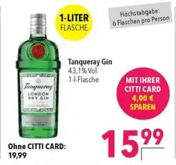 Citti TANQUERAY Gin tilbud