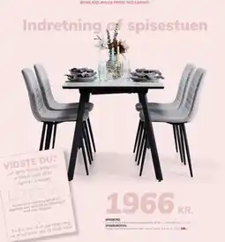 Daells Bolighus SPISEBORD tilbud